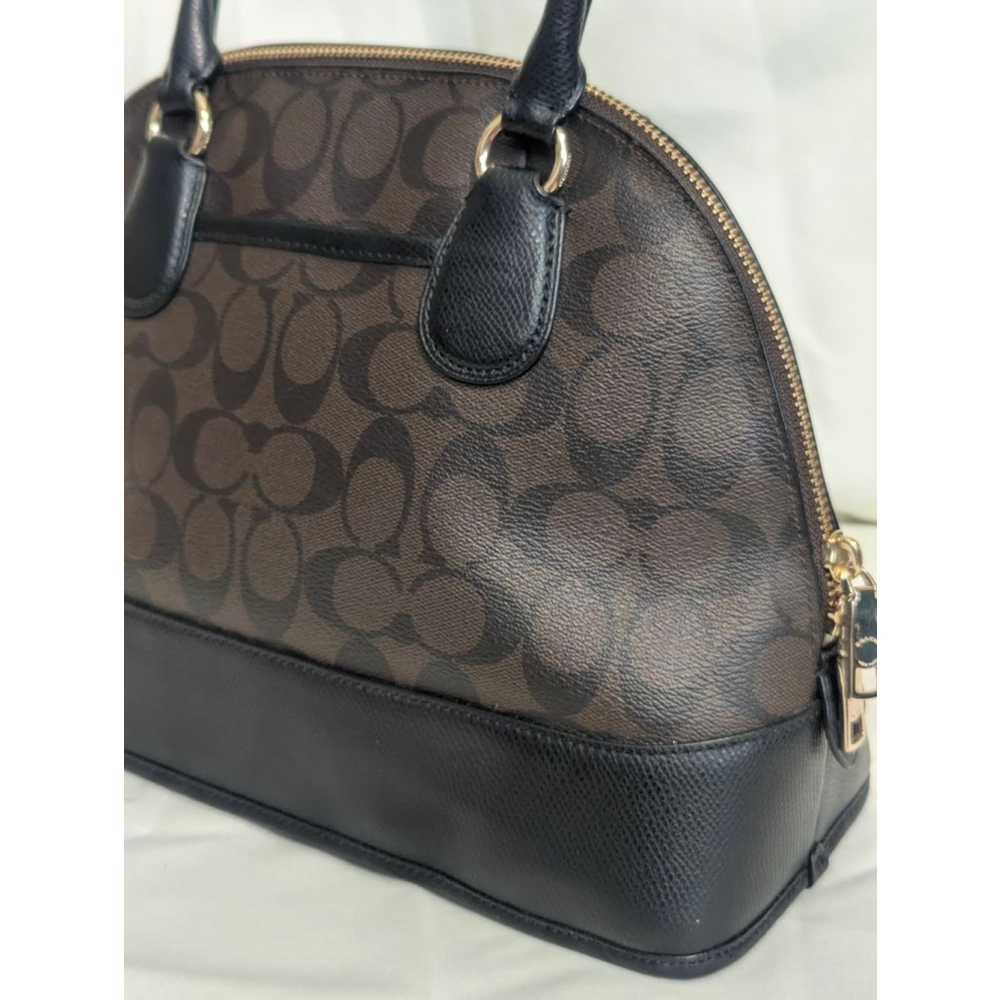 RARE Coach Cora Domed Satchel Crossbody Bag 33904 AUTHENTIC - Picture 12 of 15